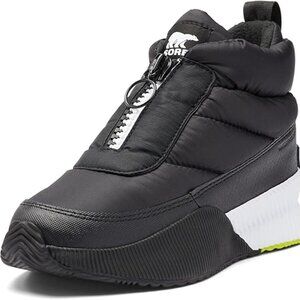 NEW w/ Box! Sorel Out N About III Black Puffy Zip Women's Shoes
